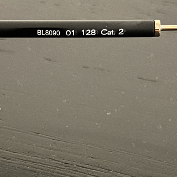 Balmain Black and Gold Sunglasses - Picture 4 of 11